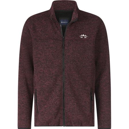 BABISTA BABISTA Fleece jas Aspiluna donkerrood / wit