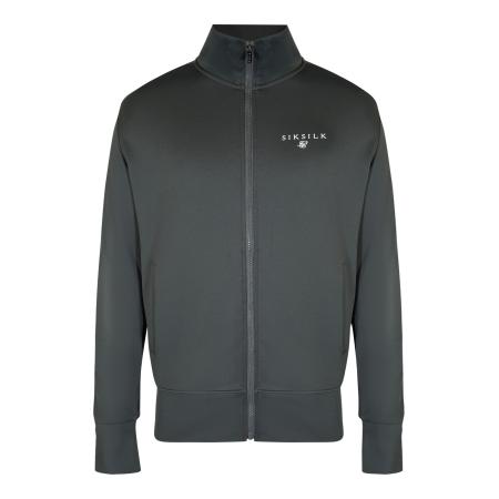 SikSilk SikSilk Sweatvest basaltgrijs / wit