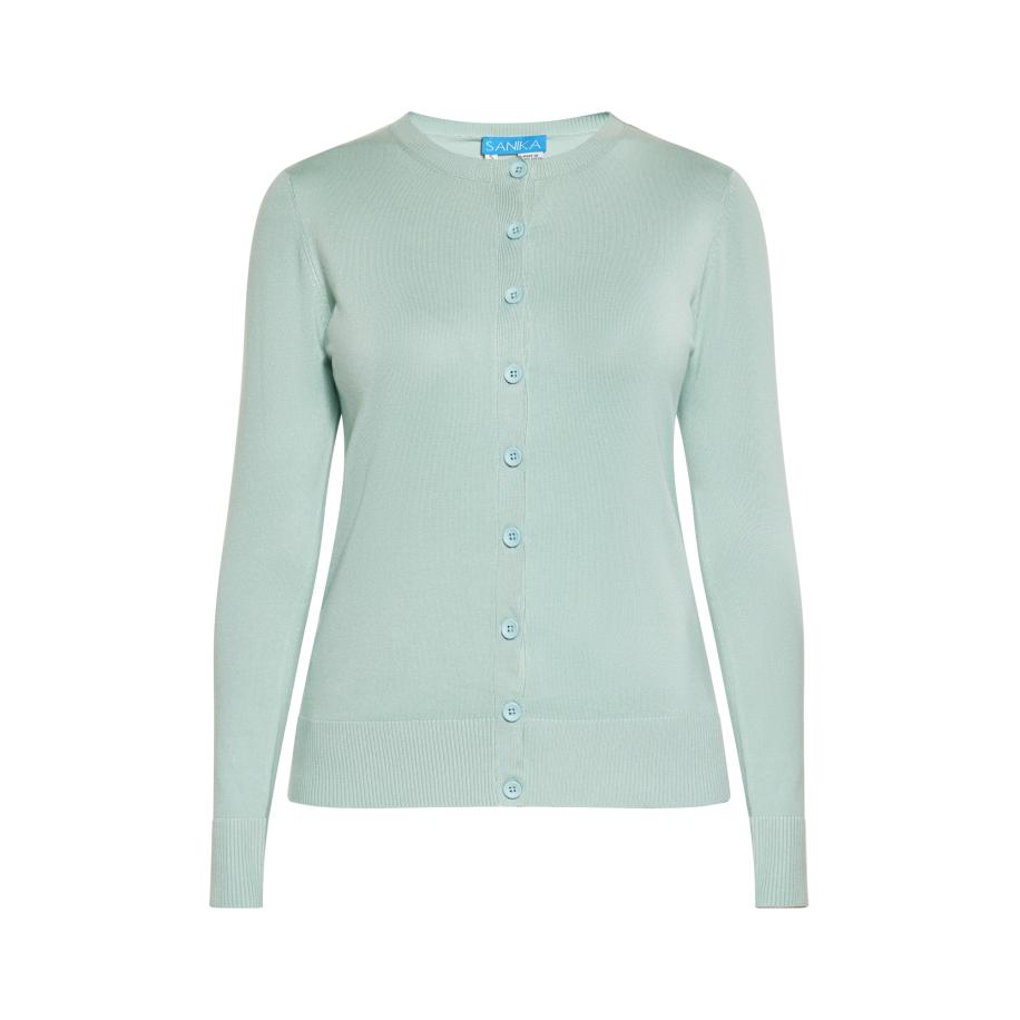 SANIKA SANIKA Gebreid vest mintgroen -