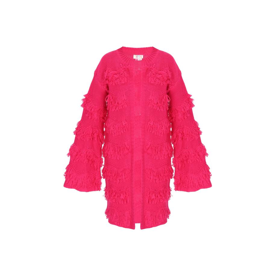 IZIA IZIA Gebreid vest pink -