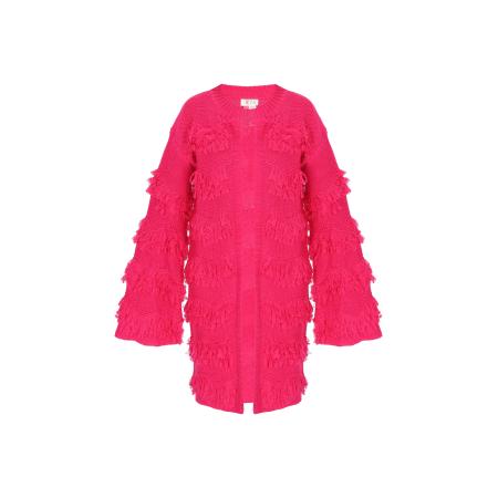 IZIA IZIA Gebreid vest pink