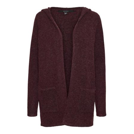 Vero Moda VERO MODA Gebreid vest Doffy wijnrood