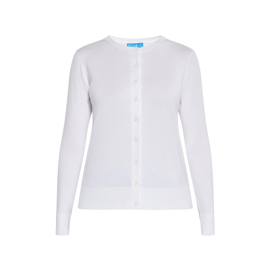 SANIKA SANIKA Gebreid vest wit -