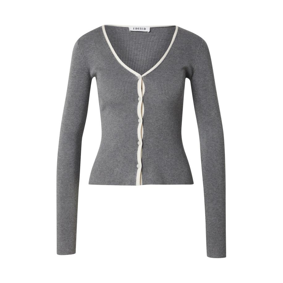 EDITED EDITED Gebreid vest Lacey grijs -