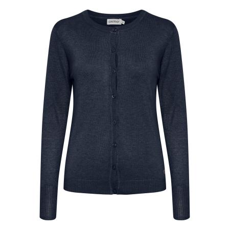 Oxmo Oxmo Gebreid vest Hlin donkerblauw