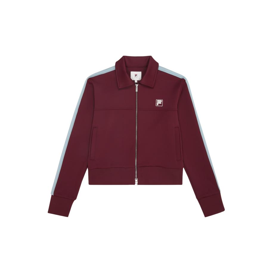 Fila FILA Sweatvest Como bordeaux / wit -