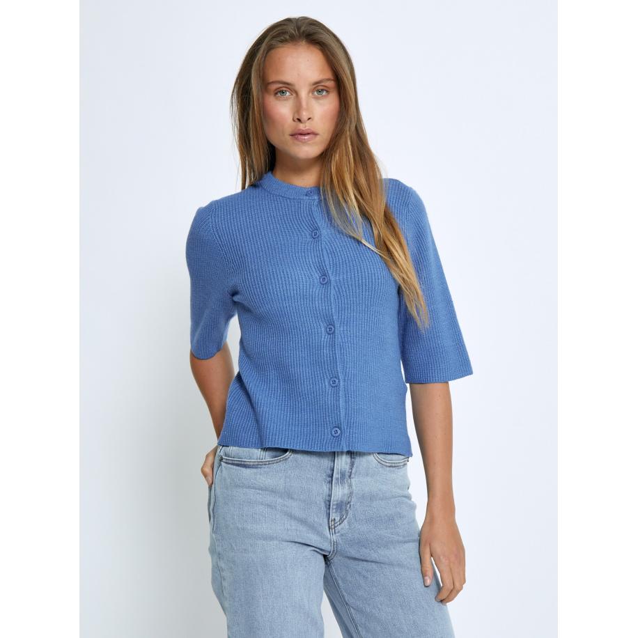 Desires DESIRES Gebreid vest Delta blauw -