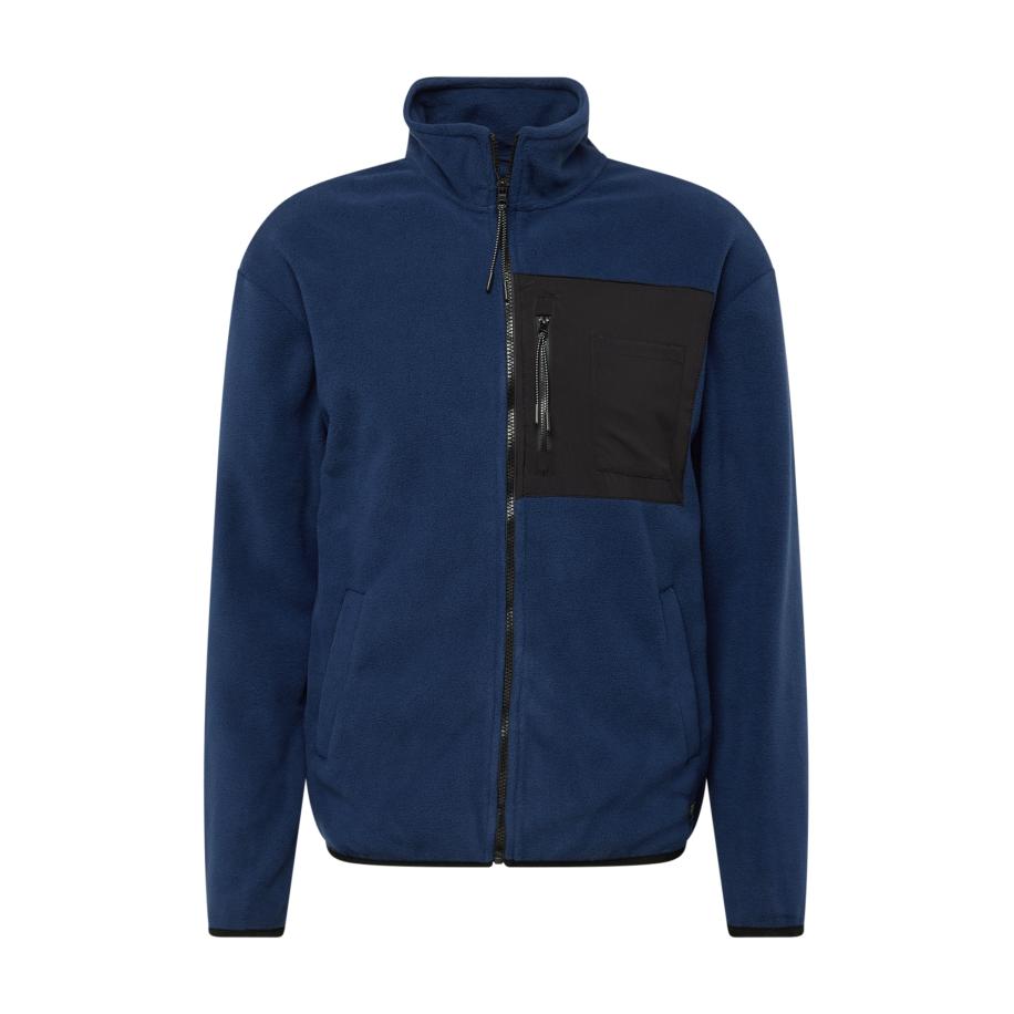 Blend BLEND Fleece jas blauw / zwart -