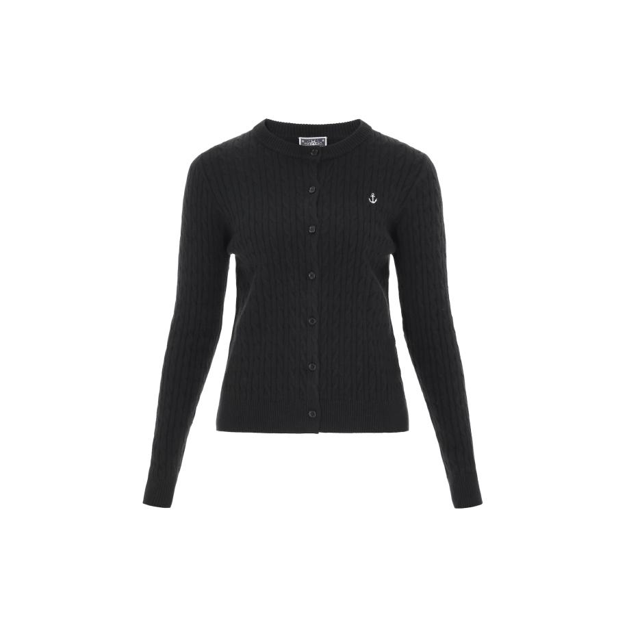 DreiMaster DreiMaster Maritim Gebreid vest zwart -