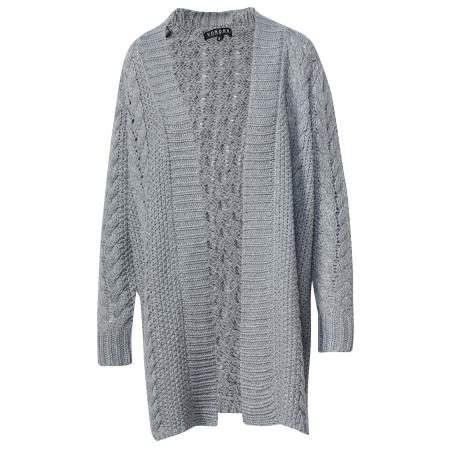 KOROSHI KOROSHI Gebreid vest grijs