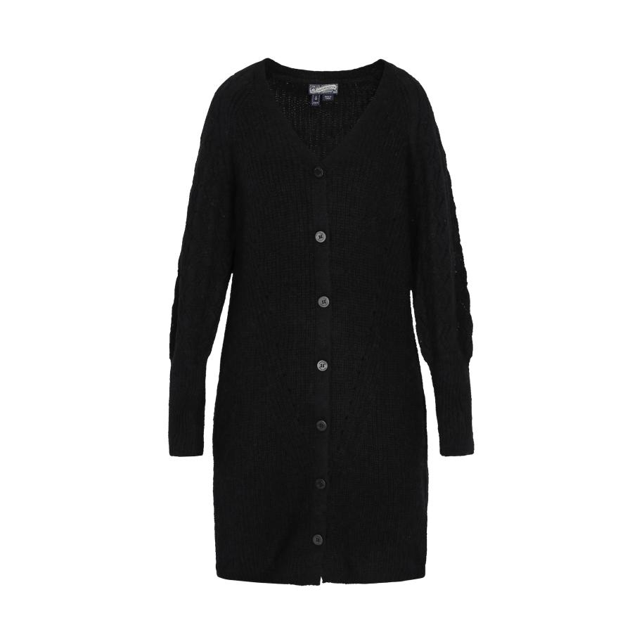 DreiMaster DreiMaster Vintage Gebreid vest zwart -