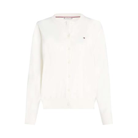 Tommy Hilfiger TOMMY HILFIGER Gebreid vest wit