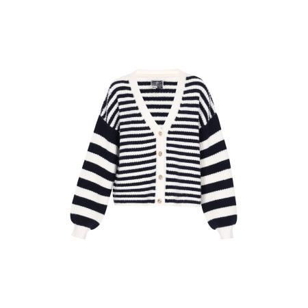 DreiMaster DreiMaster Maritim Gebreid vest navy / wit