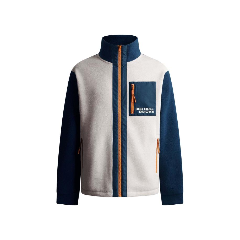 Red Bull Racing x Pepe Jeans Fleece jas cyaan blauw / wit Multicolor