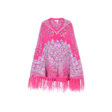 IZIA IZIA Cape geel / lila / pink / wit
