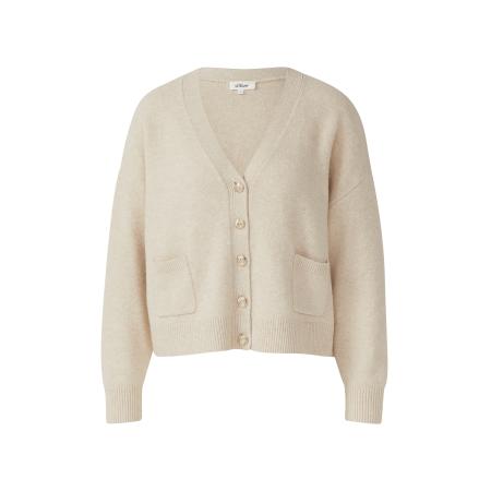 s.Oliver s.Oliver Gebreid vest beige