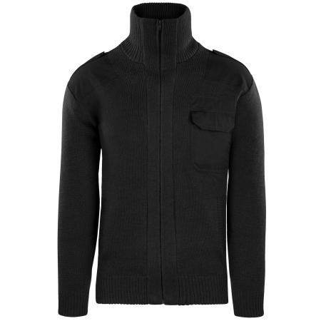 normani normani Gebreid vest Istrup zwart