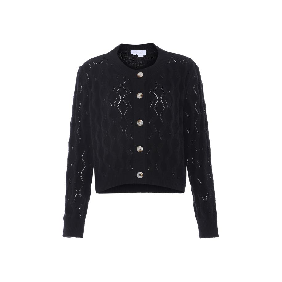BLONDA BLONDA Gebreid vest zwart -