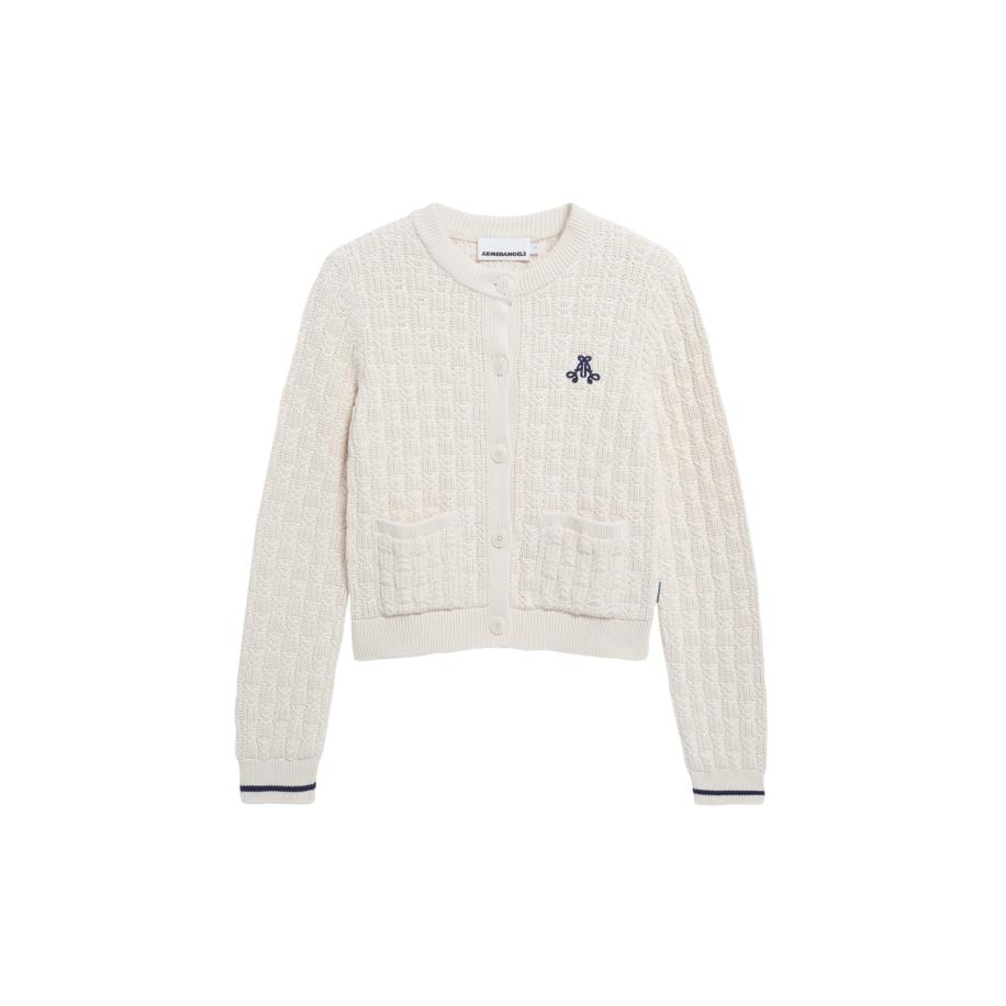 Armedangels ARMEDANGELS Gebreid vest beige -