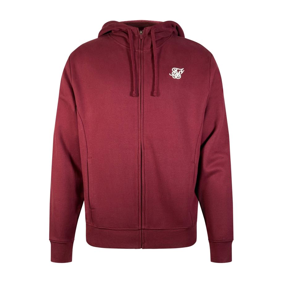 SikSilk SikSilk Sweatvest bourgogne -