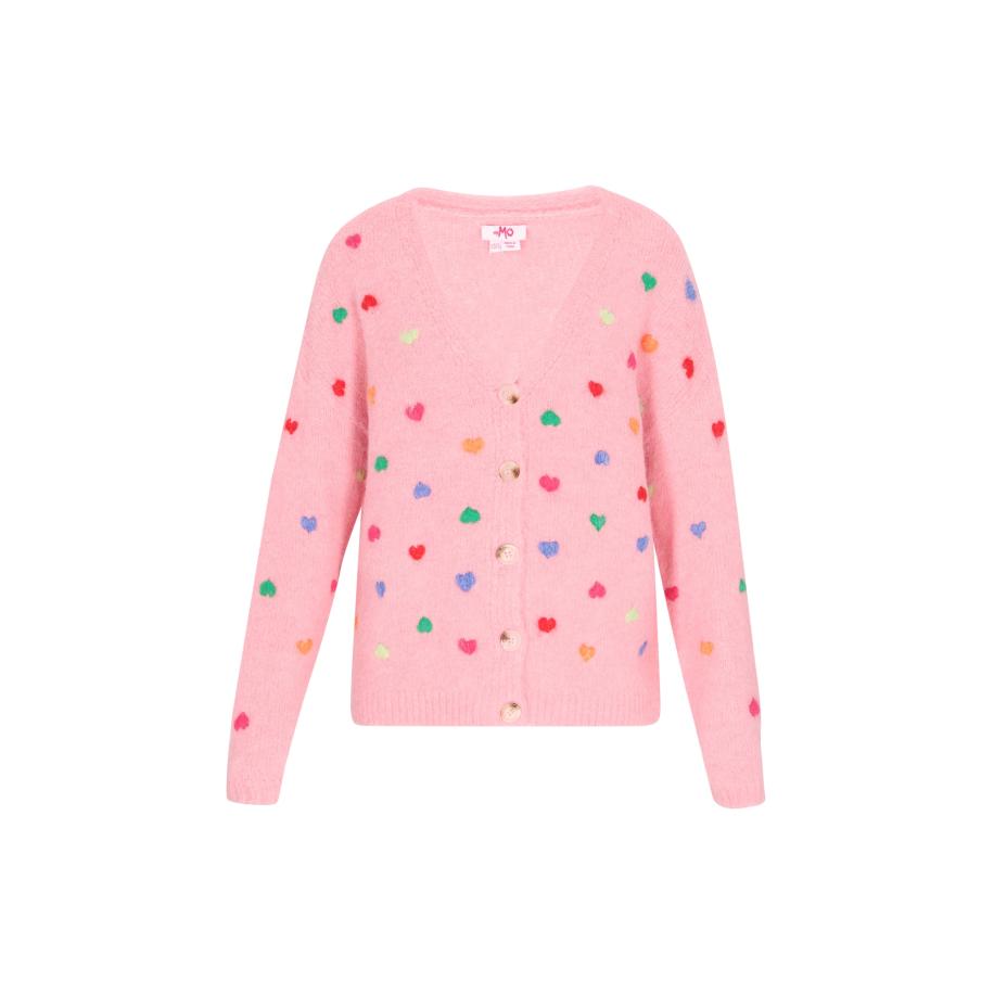 MYMO MYMO Gebreid vest gemengde kleuren / rosé -