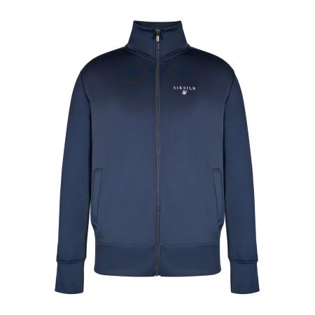 SikSilk SikSilk Sweatvest Essentials Poly navy / wit