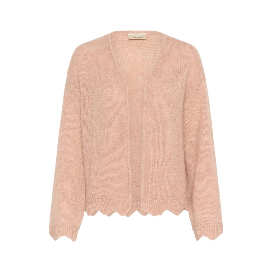 Cream Cream Gebreid vest CRNiso poederroze / roze gemêleerd -