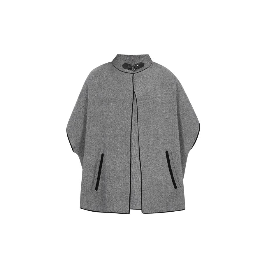 DreiMaster DreiMaster Klassik Cape Classic zwart gemêleerd -