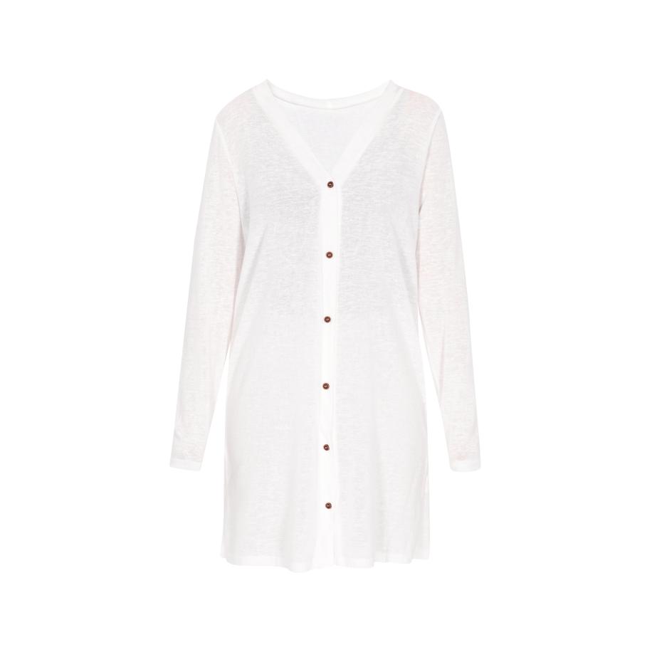 Usha Usha Gebreid vest wit -