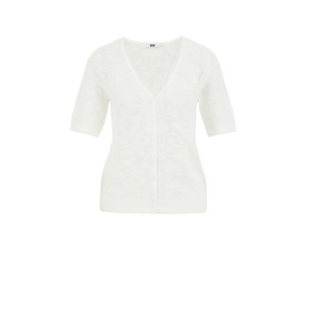 WE Fashion WE Fashion Gebreid vest ivoor