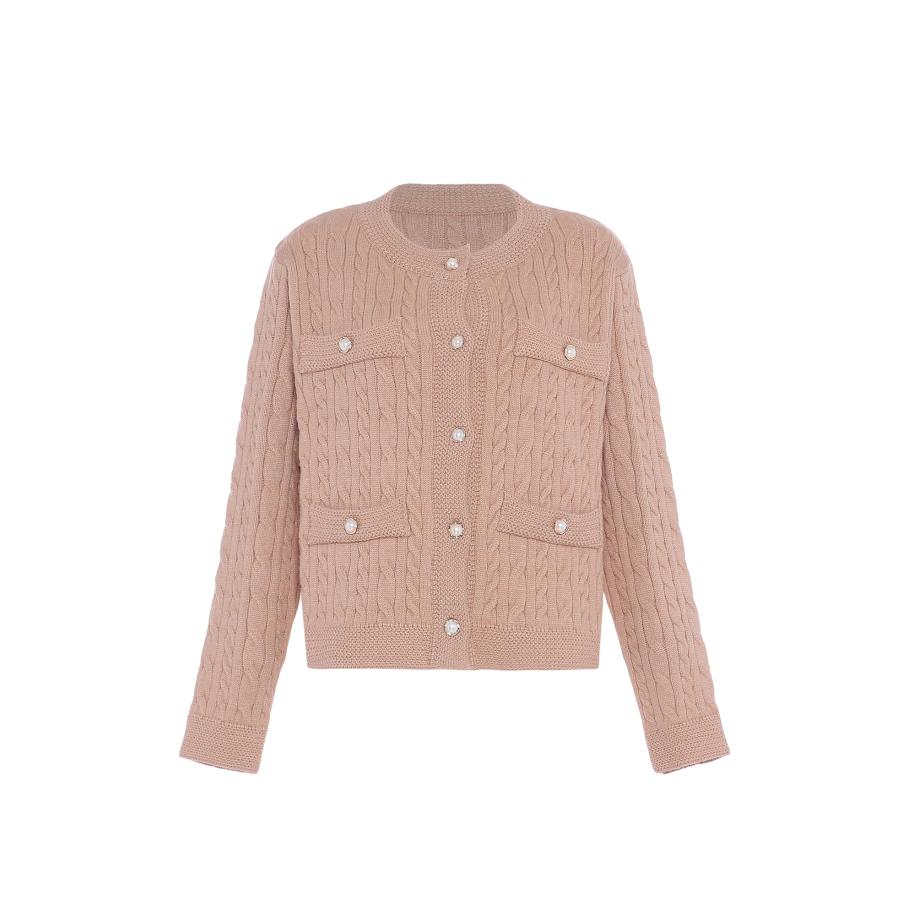 Faina faina Gebreid vest nude -