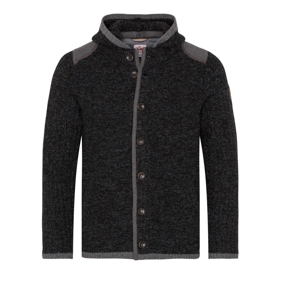 Spieth & Wensky SPIETH & WENSKY Gebreid vest Nabor zwart -