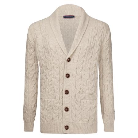 Felix Hardy Felix Hardy Gebreid vest beige