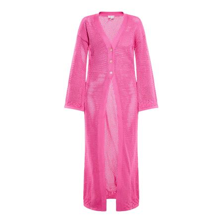 IZIA IZIA Gebreid vest pink