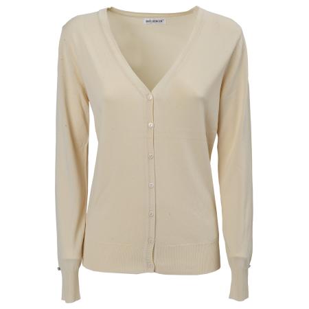 Influencer Influencer Gebreid vest beige