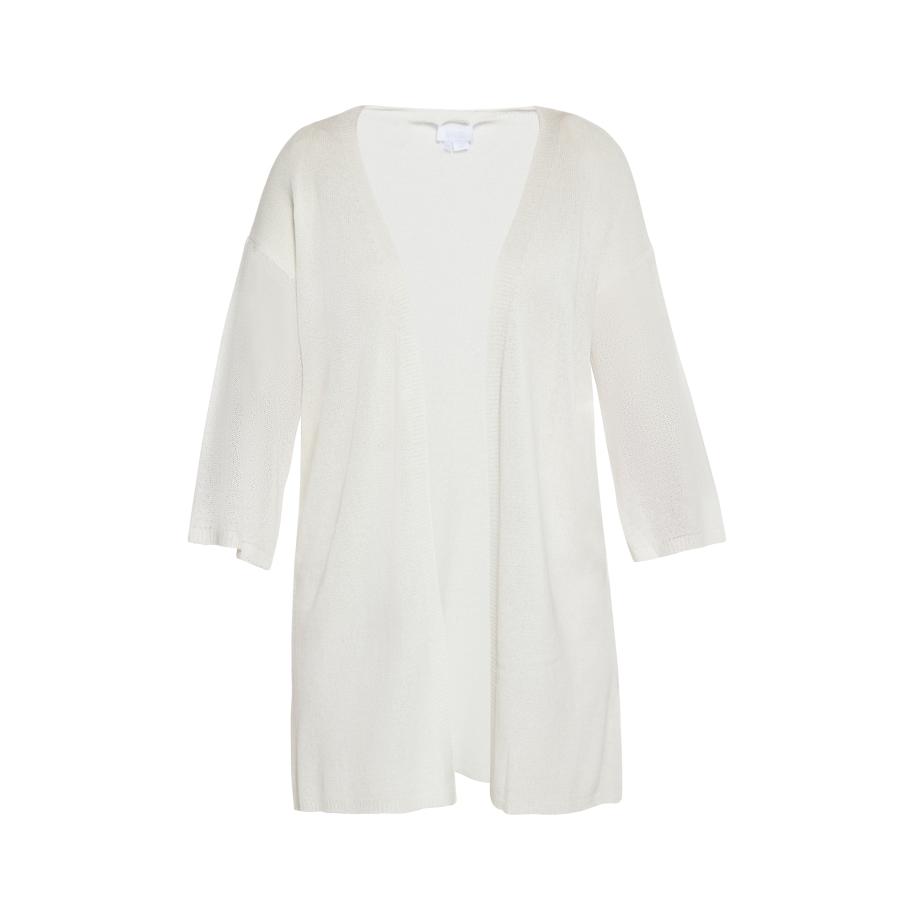 Usha usha WHITE LABEL Gebreid vest wolwit -