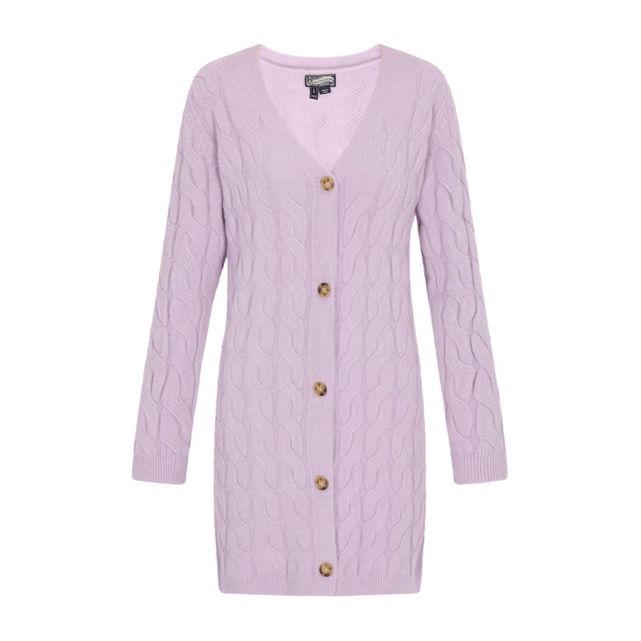 DreiMaster DreiMaster Vintage Gebreid vest lichtlila -