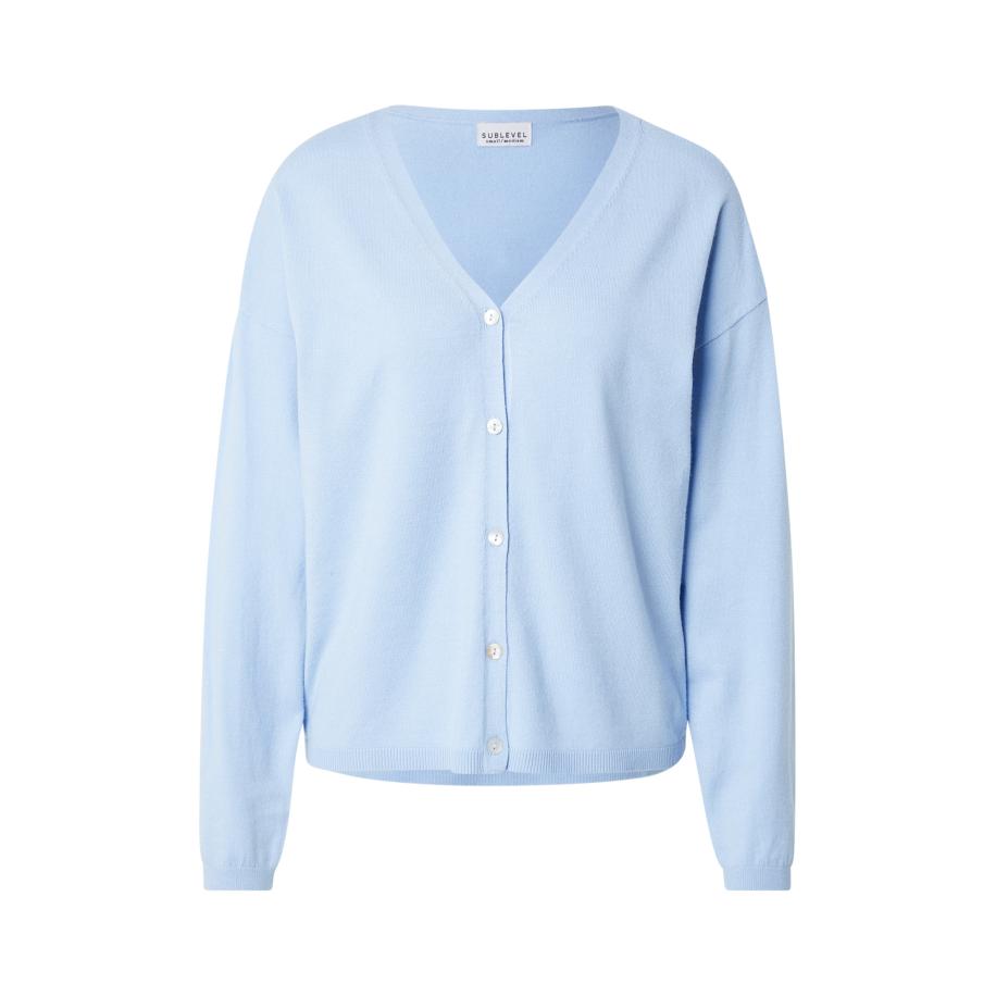 Sublevel Sublevel Gebreid vest lichtblauw -