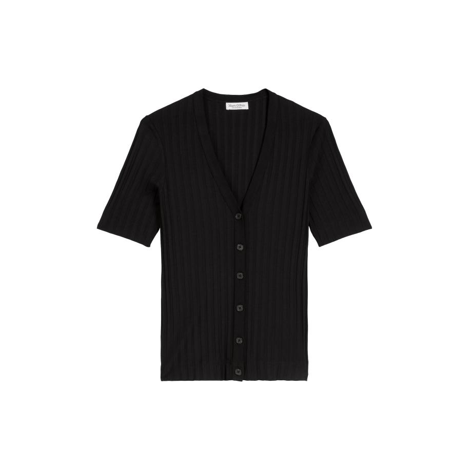 Marc O'Polo Marc OPolo Gebreid vest zwart -