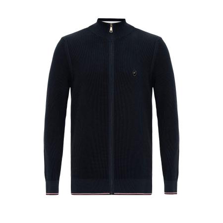 Williot Williot Gebreid vest blauw