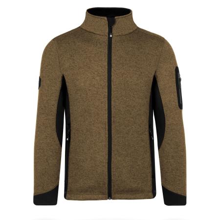 normani normani Fleece jas Wapusk bruin / zwart