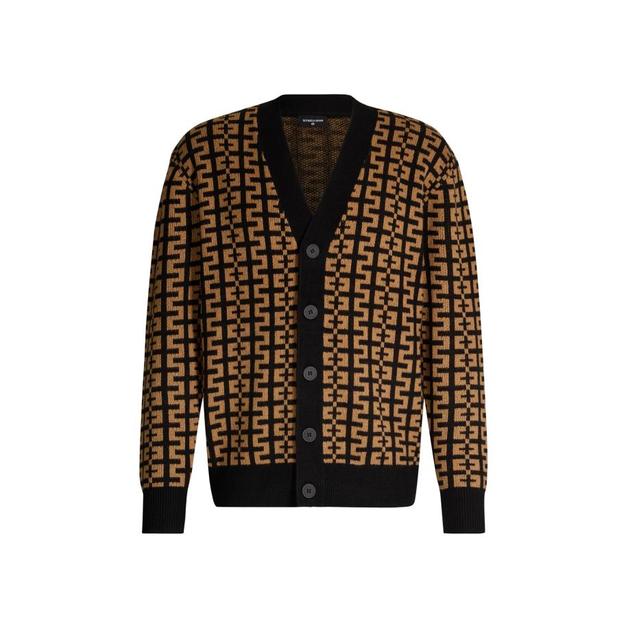 Strellson STRELLSON Gebreid vest Tito pueblo / zwart -