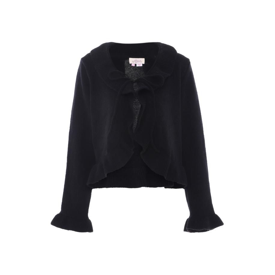 aleva aleva Gebreid vest zwart -