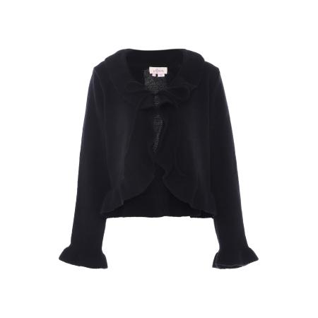 aleva aleva Gebreid vest zwart