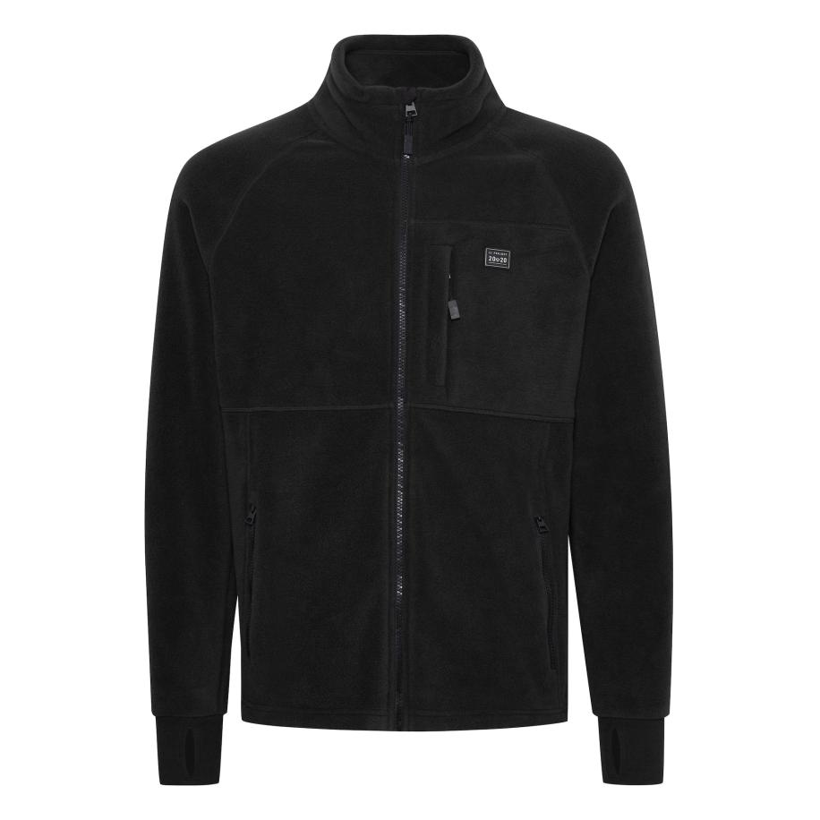 11 Project 11 Project Fleece jas zwart -