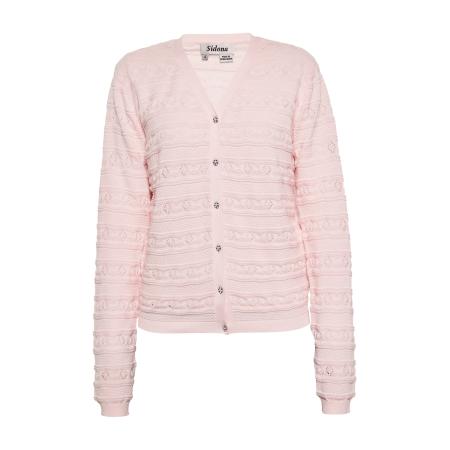 Sidona Sidona Gebreid vest rosa