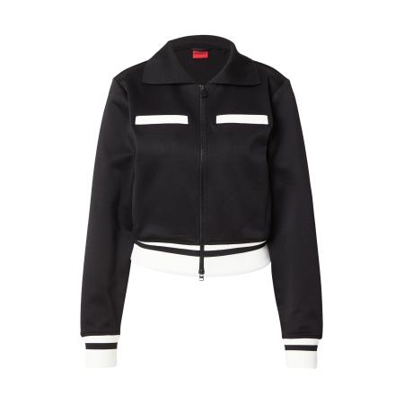 Hugo Boss HUGO Sweatvest Daffiti zwart / wit