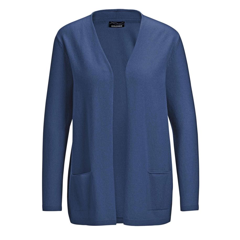 Goldner Goldner Gebreid vest marine -