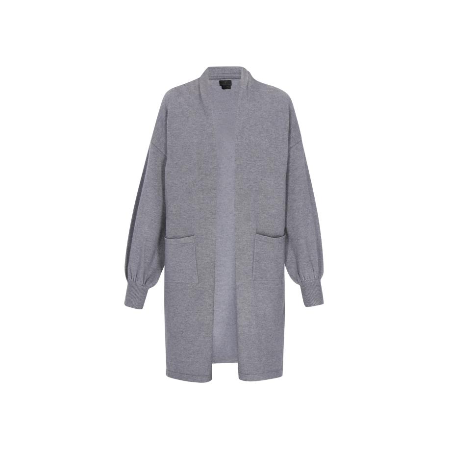 DreiMaster DreiMaster Klassik Gebreid vest Classic grijs -