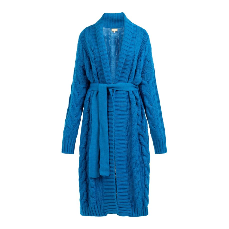 MYMO MYMO Gebreid vest Blonda blauw -